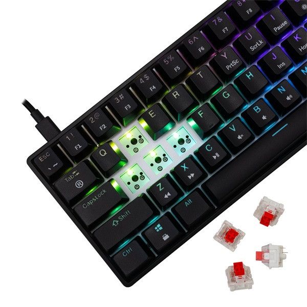 White Shark Shinobi 2 Gaming Keyboard Black HU