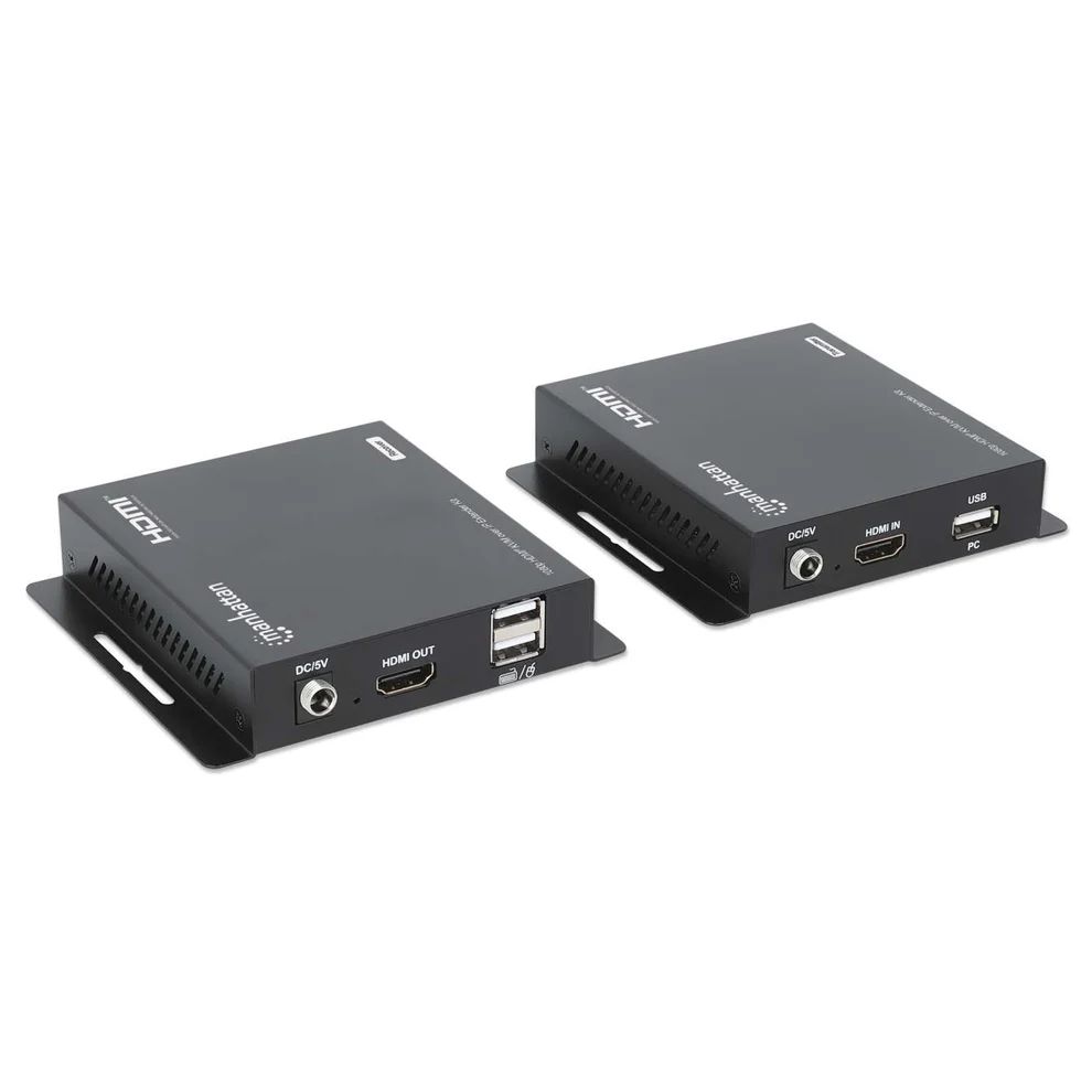 Manhattan KVM over IP Extender Kit 1080p 120m Black