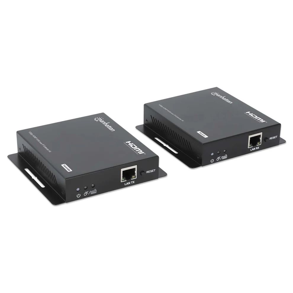 Manhattan KVM over IP Extender Kit 1080p 120m Black