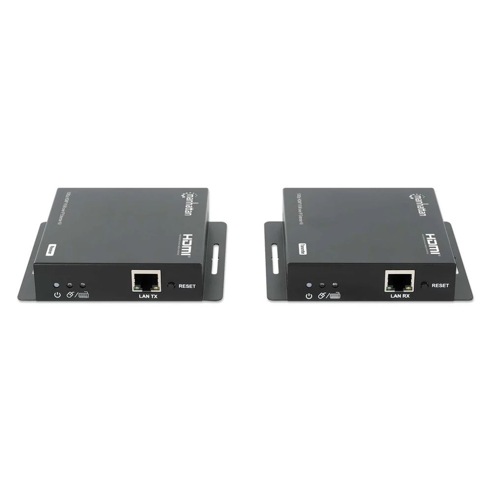 Manhattan KVM over IP Extender Kit 1080p 120m Black