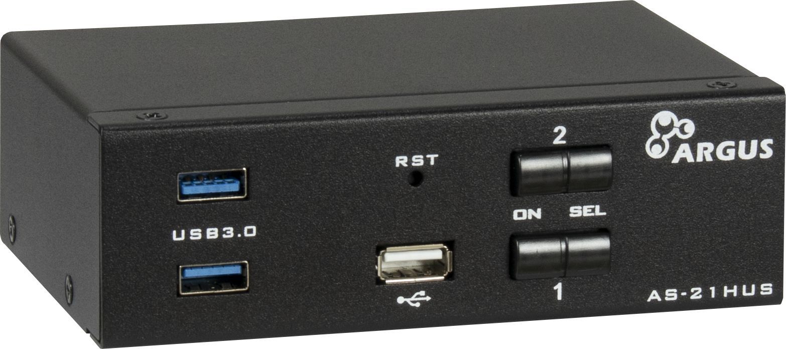 Inter-Tech IPC KVM Switch AC-21HUS HDMI 4K@60Hz