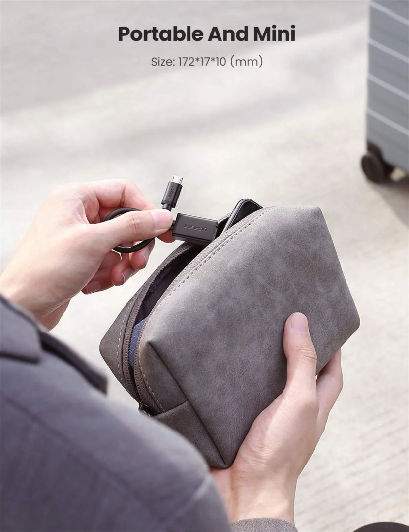 UGREEN microUSB to USB OTG Adapter Connector Cable 0,12m Black