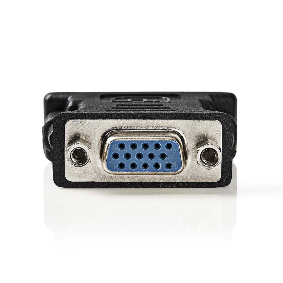 Nedis DVI-I 24+5-Pin Male - VGA Female Black
