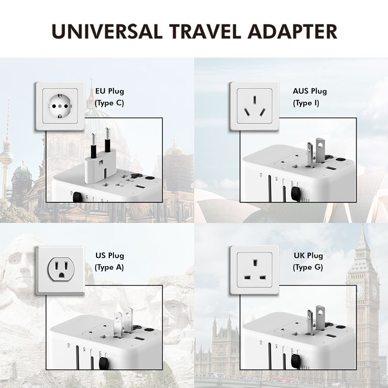 Logilink PA0357 Universal travel power supply White