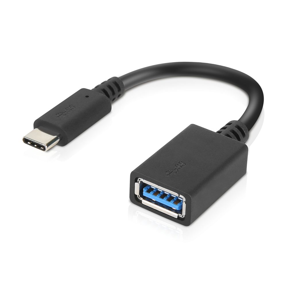 Lenovo USB-C to USB-A Adapter Black