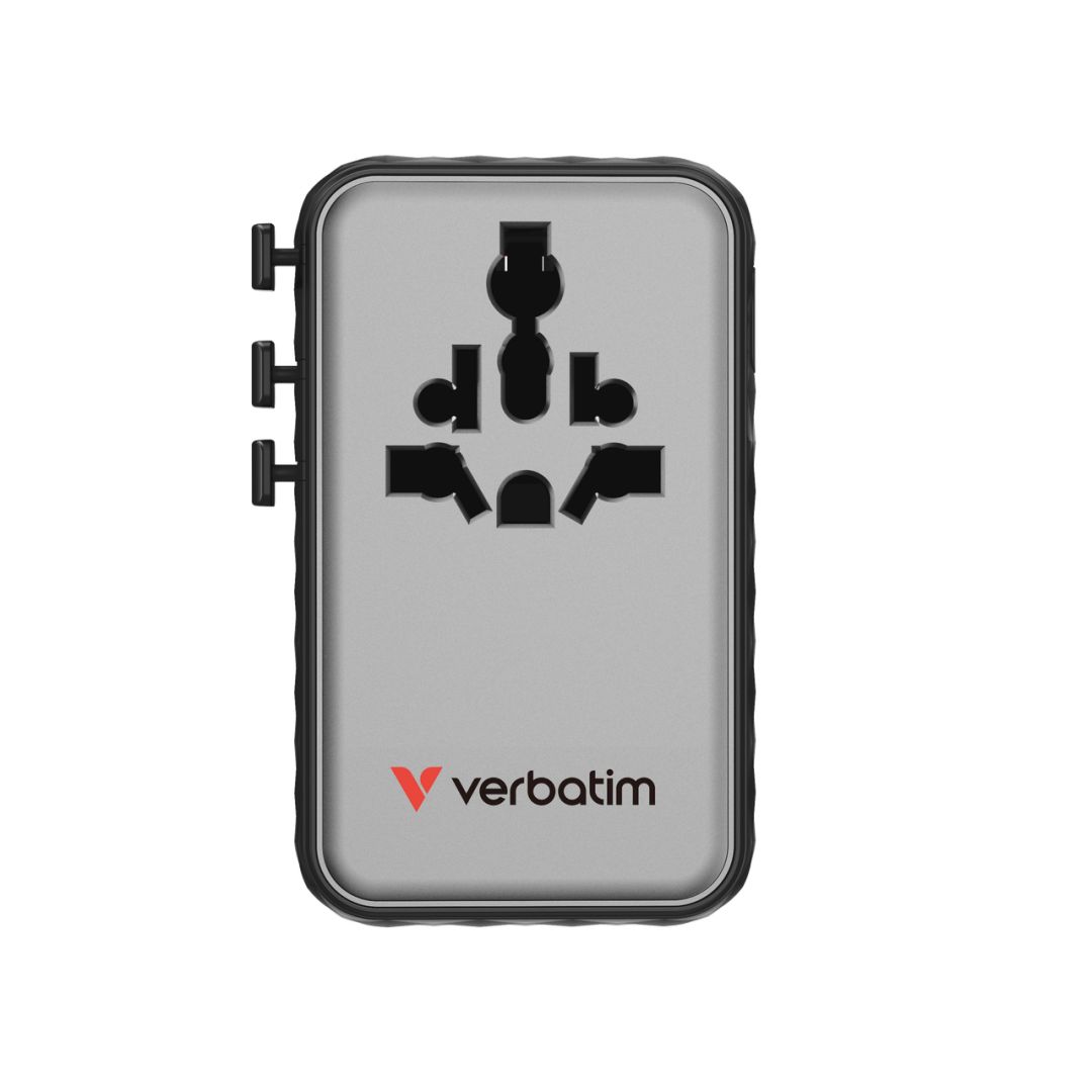 Verbatim Charge 'n' Travel 170W GaN III Universal Travel Adapter