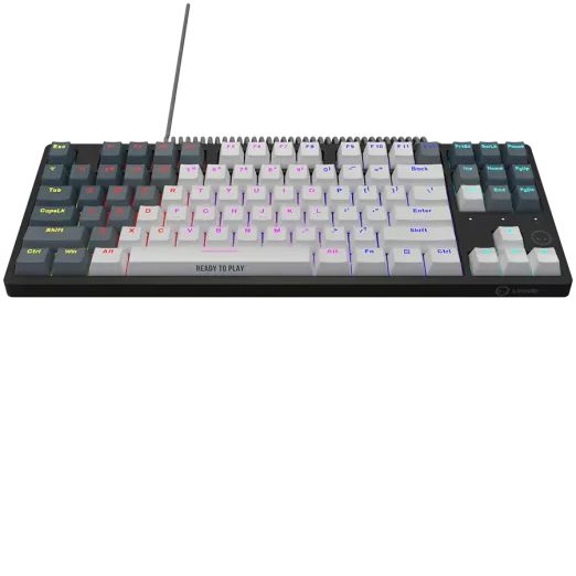 LORGAR Azar 514TKL RGB Mechanical Gaming Keyboard White US