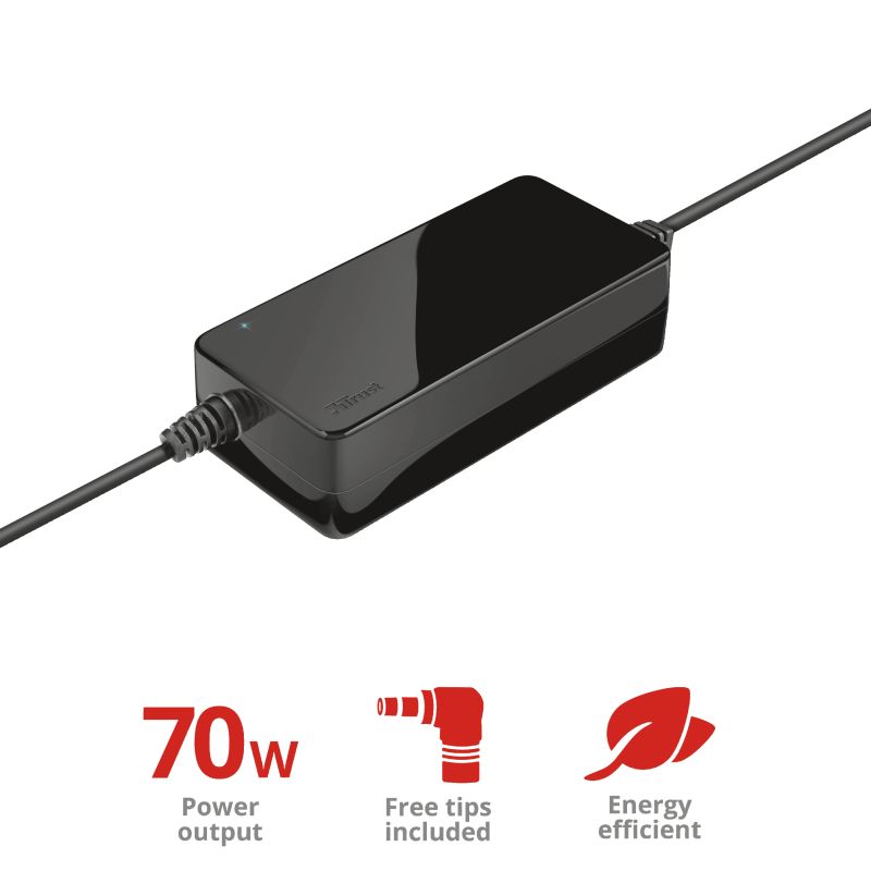 Trust Primo 19V / 3,6A 70W univerzális hálózati notebook töltő