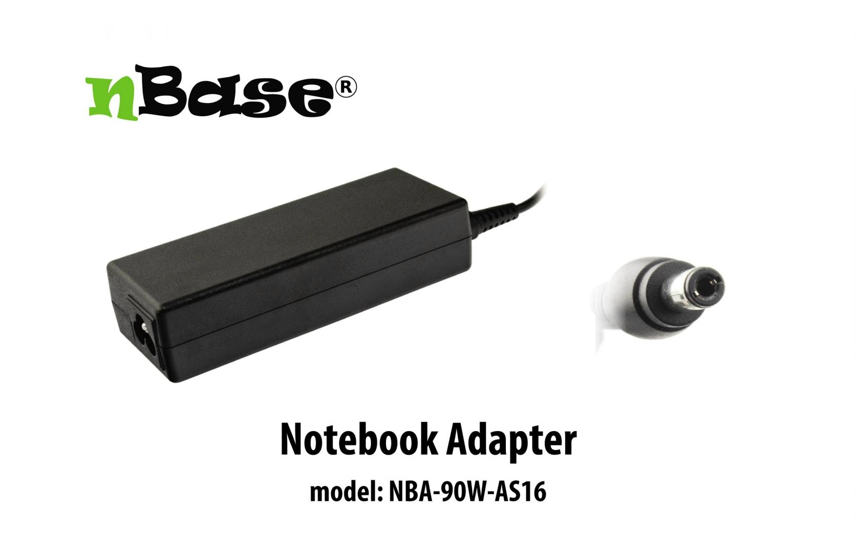 nBase NBA-65W-AS26 19V / 3,42A 65W 4x1,35mm Asus hálózati notebook töltő