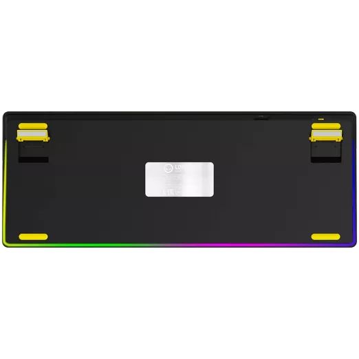 LORGAR KBP70TKLW Wireless Bluetooth Mechanical Gaming Keyboard Black/Yellow US