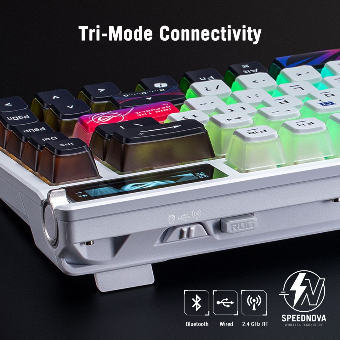 Asus ROG Azoth Extreme Wireless Bluetooth Gaming keyboard White US