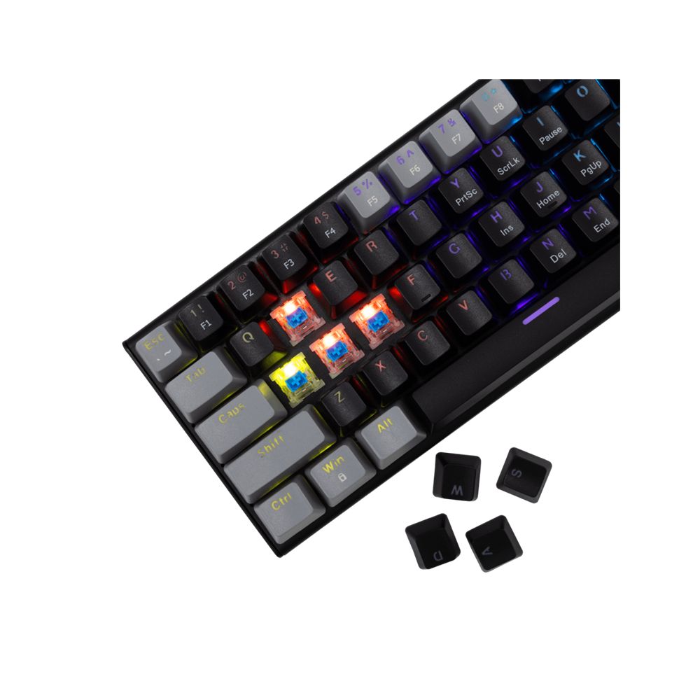White Shark Wakizashi Blue Switches Gaming Keyboard Black/Grey HU