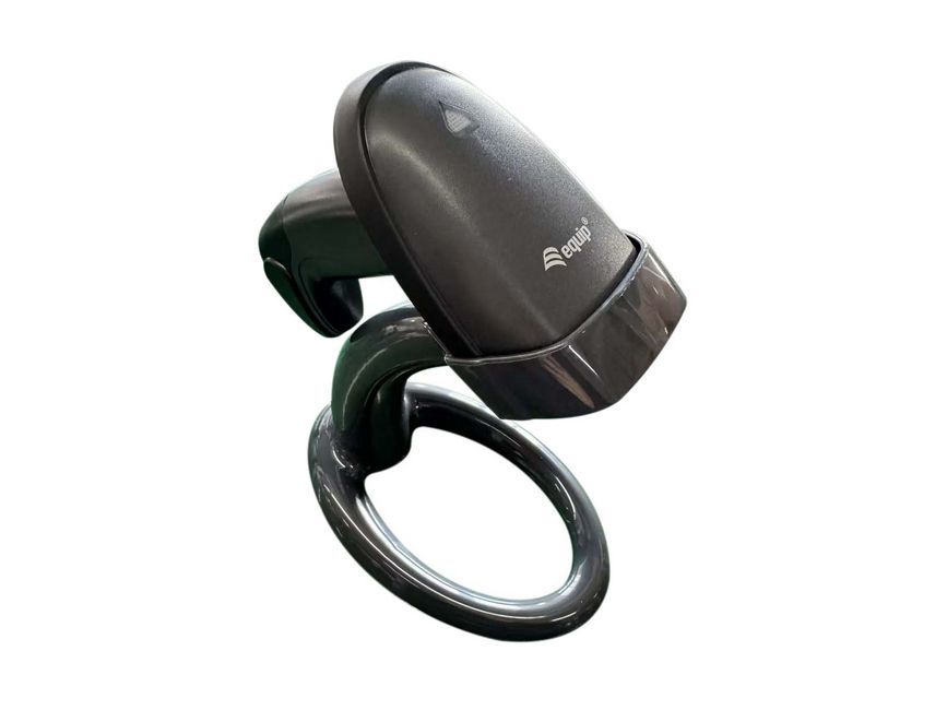 EQuip Wireless 2D Barcode Scanner with Stand Vonalkódolvasó Black