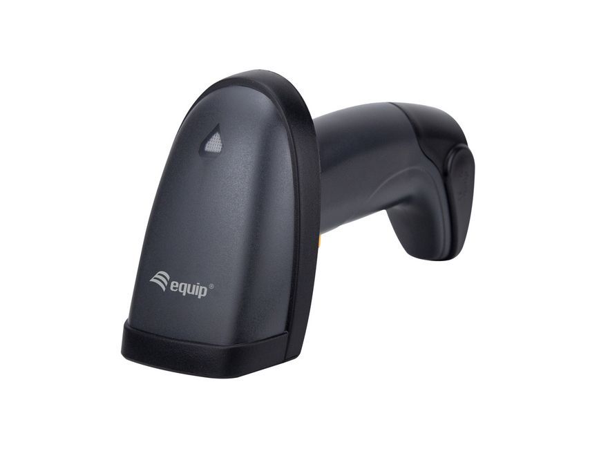 EQuip Wireless 2D Barcode Scanner Long Distance with Stand Vonalkódolvasó Black