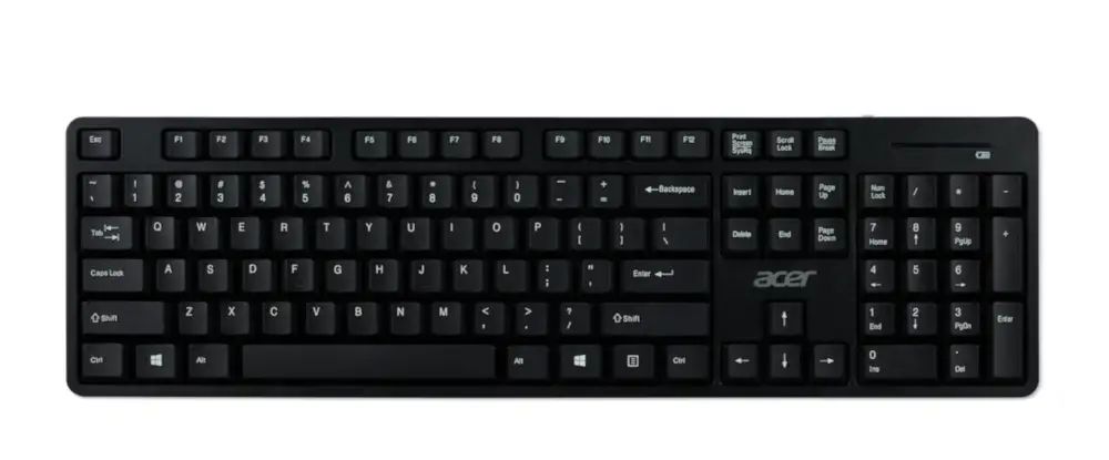 Acer Wireless Keyboard Combo Black US