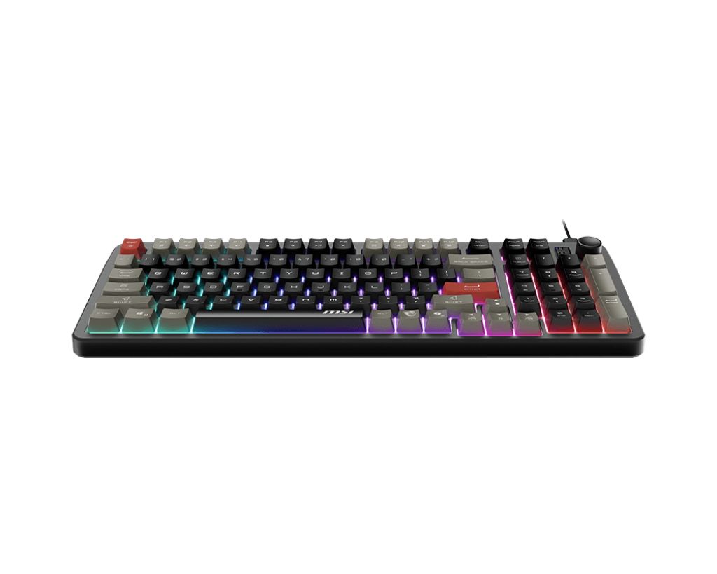 Msi FORGE GK110 Gaming Keyboard Black HU