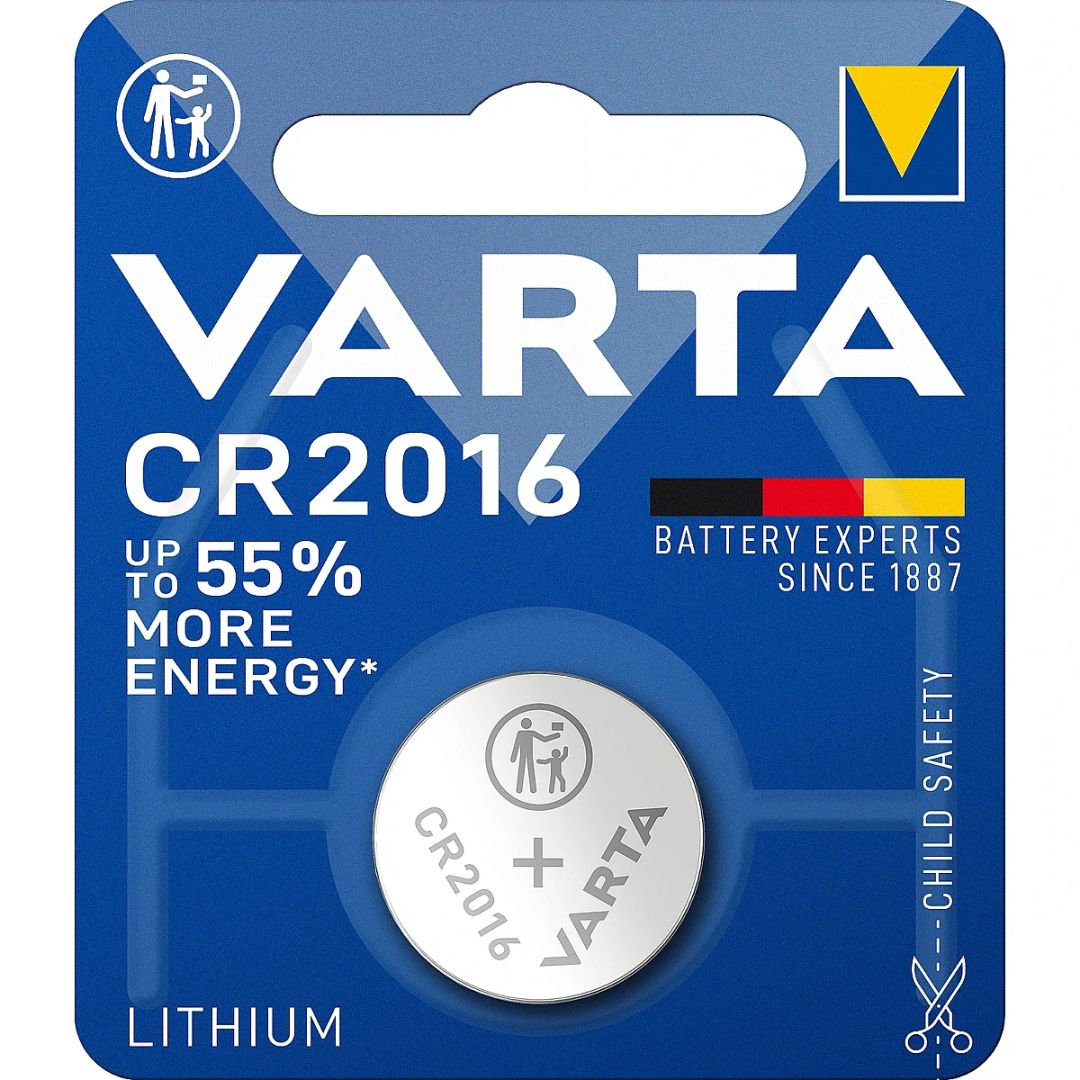 Varta CR2016 Lítium Gombelem 1db/csomag