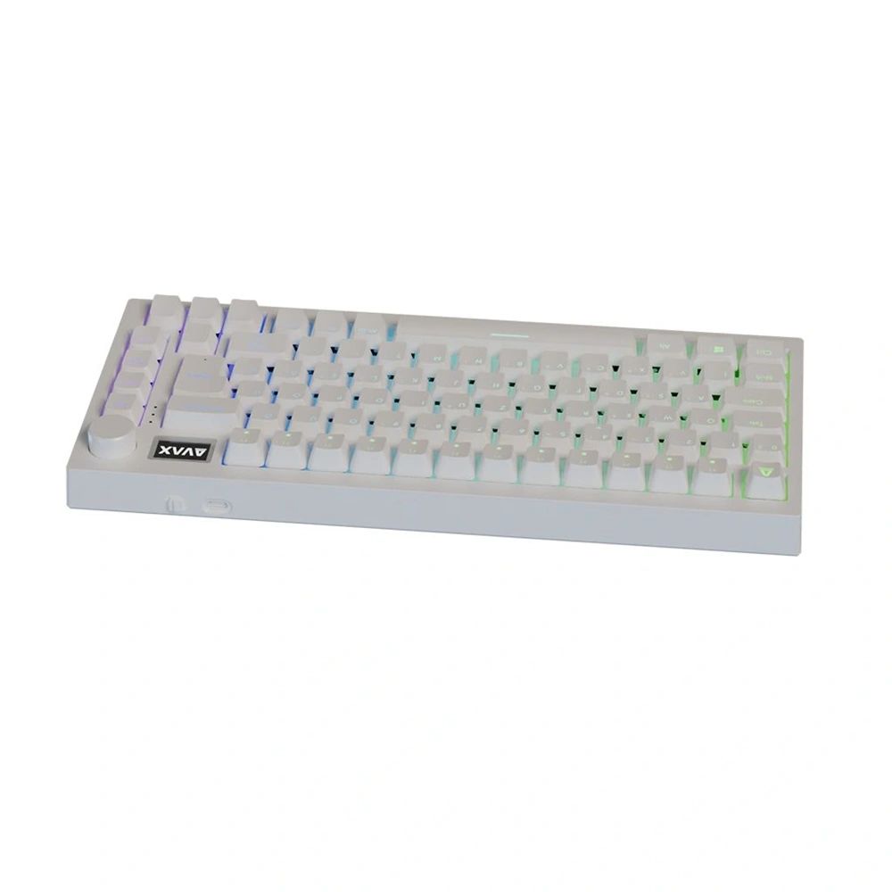 Avax GM02 PRO RGB Gaming Keyboard White HU