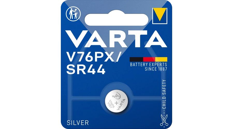 Varta SR44 Silver-oxide Gombelem 1db/csomag