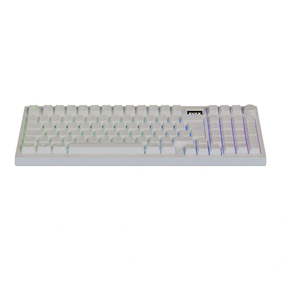 Avax GM03 PRO RGB Gaming Keyboard White HU