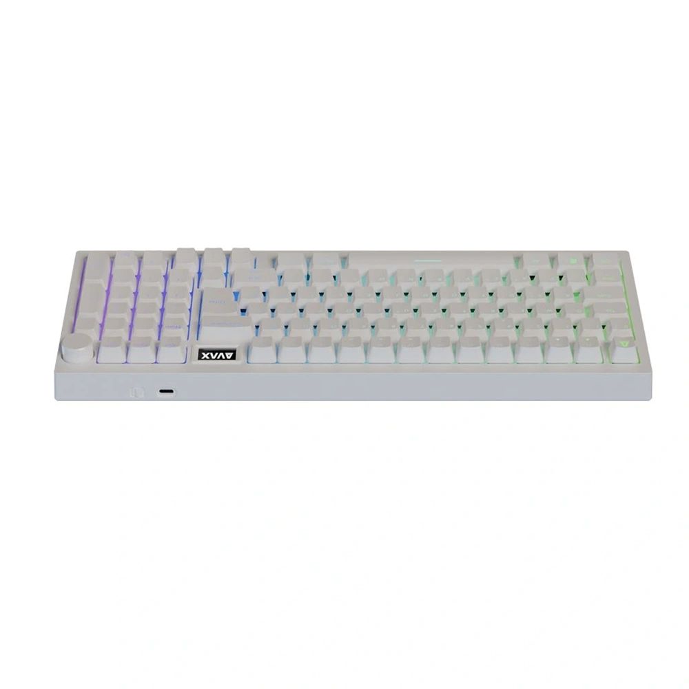 Avax GM03 PRO RGB Gaming Keyboard White HU