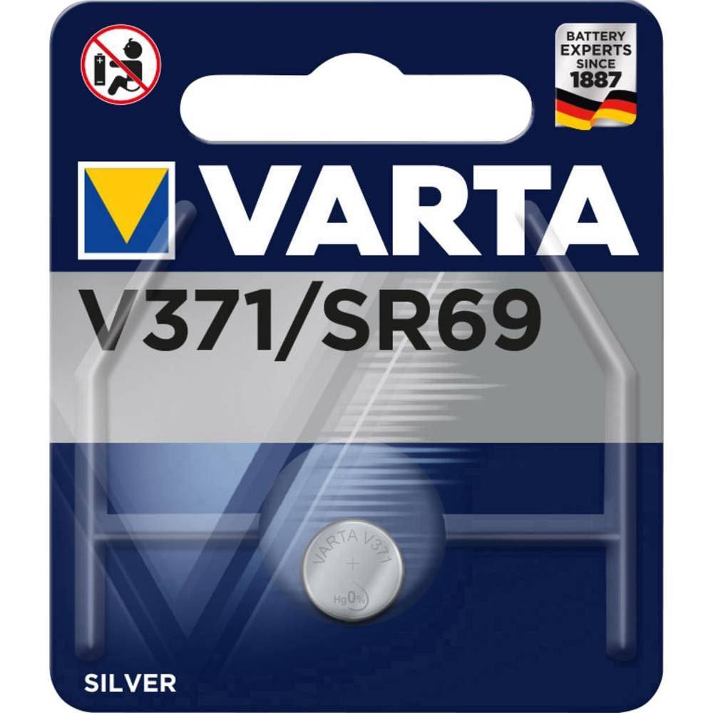 Varta V371 Silver-oxide Elem 1db/csomag