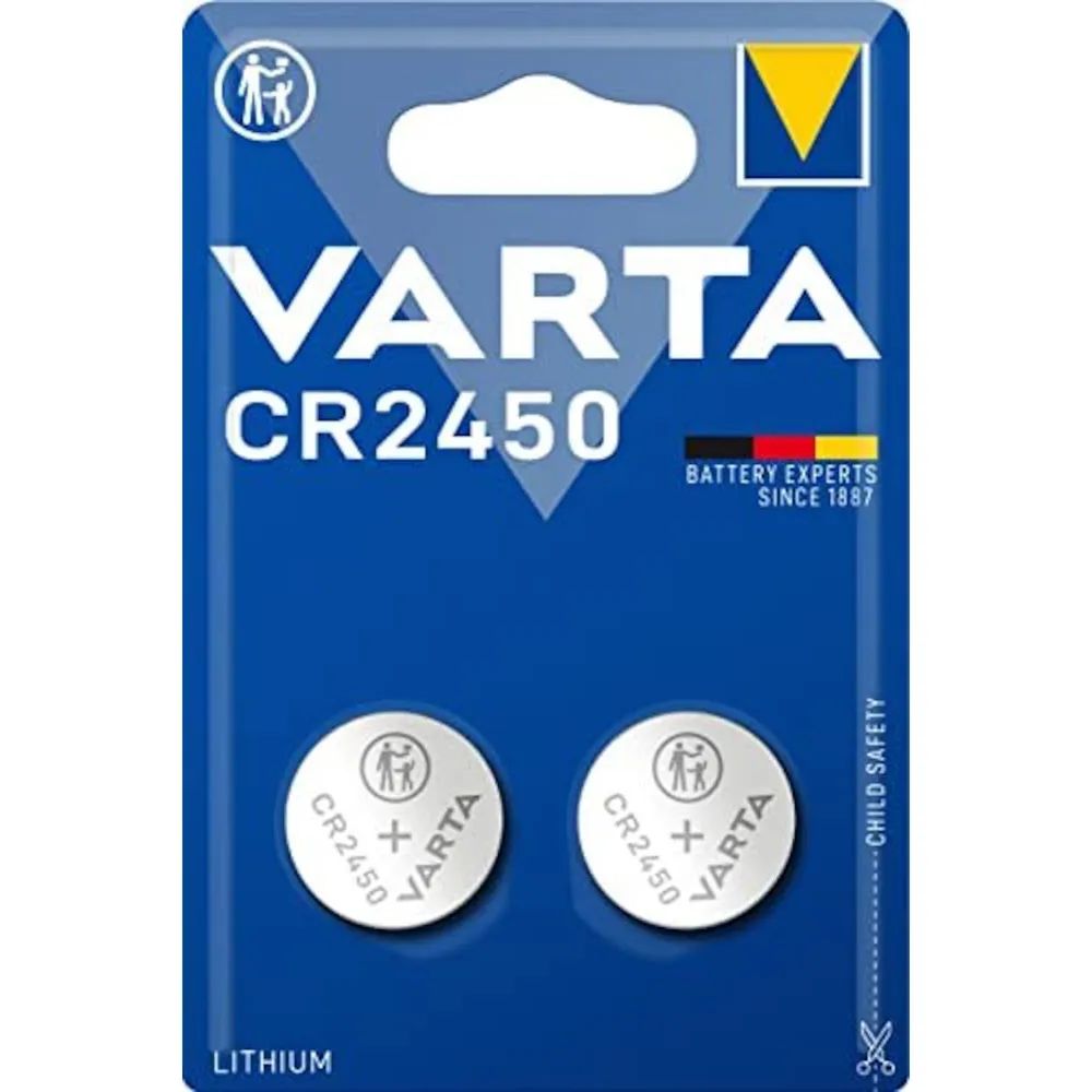 Varta CR2450 Lítium Gombelem 2db/csomag