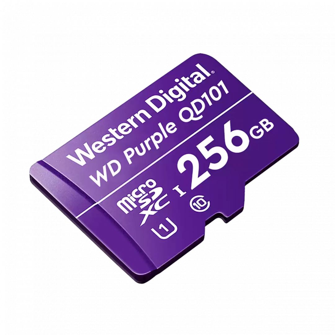 Western Digital 256GB microSDXC Class10 UHS-I (U1) Purple QD101 adapter nélkül 