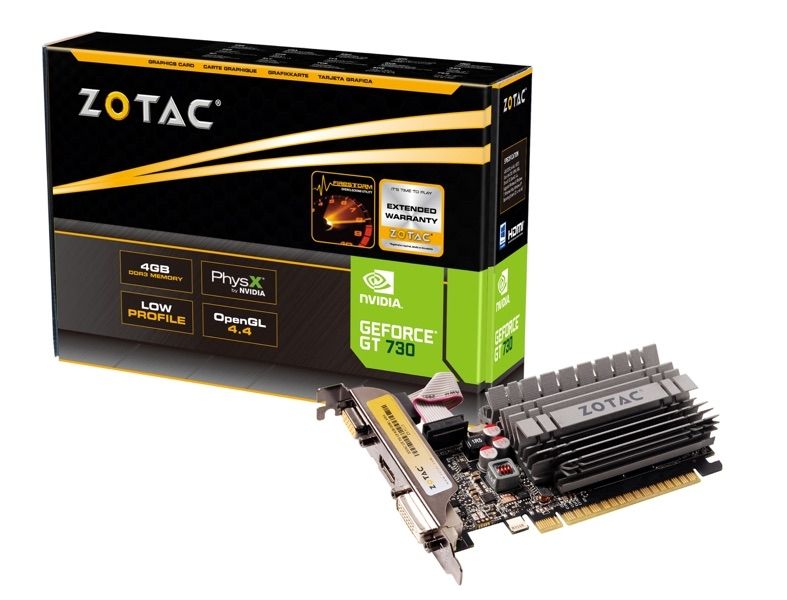 Zotac GeForce GT 730 4GB DDR3 Zone Edition