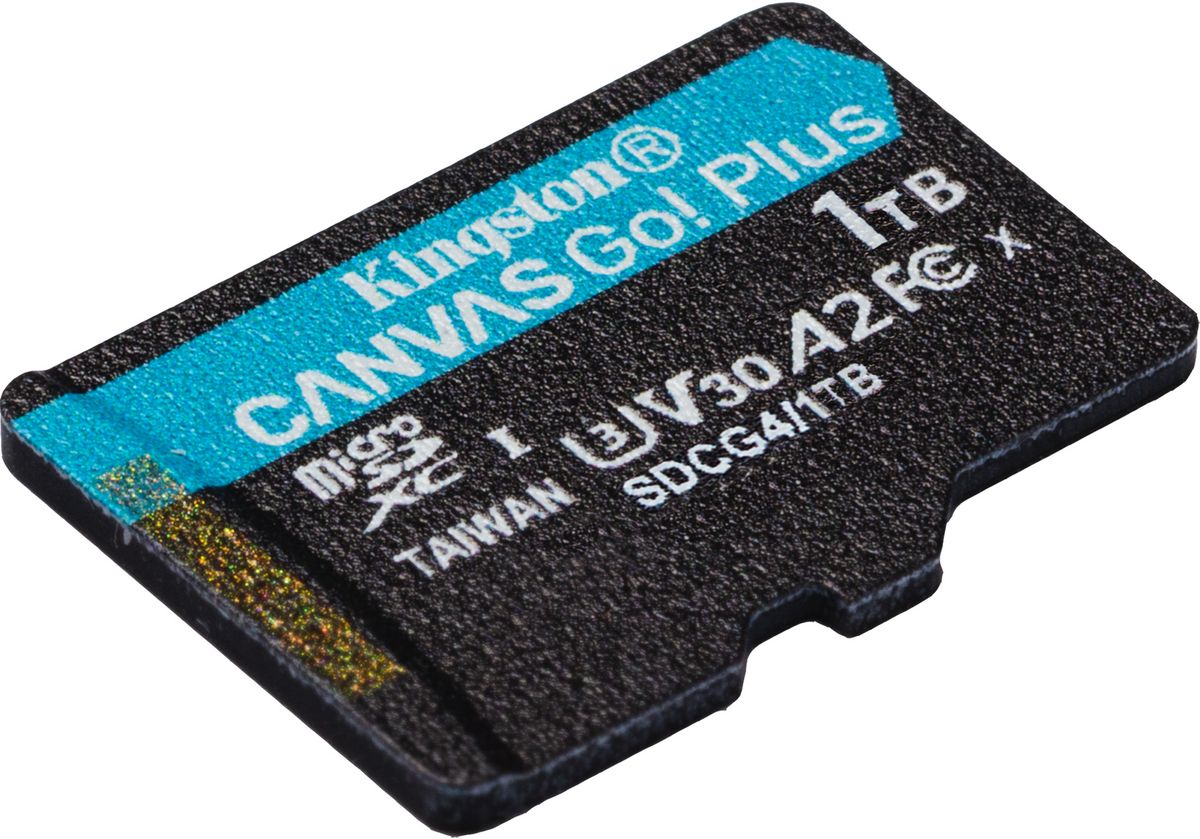 Kingston 1TB microSDXC Canvas Go Plus Gen4 Class 10 UHS-I U3 V30 adapter nélkül