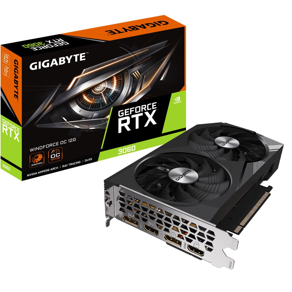 Gigabyte RTX3060 WINDFORCE OC 12G 