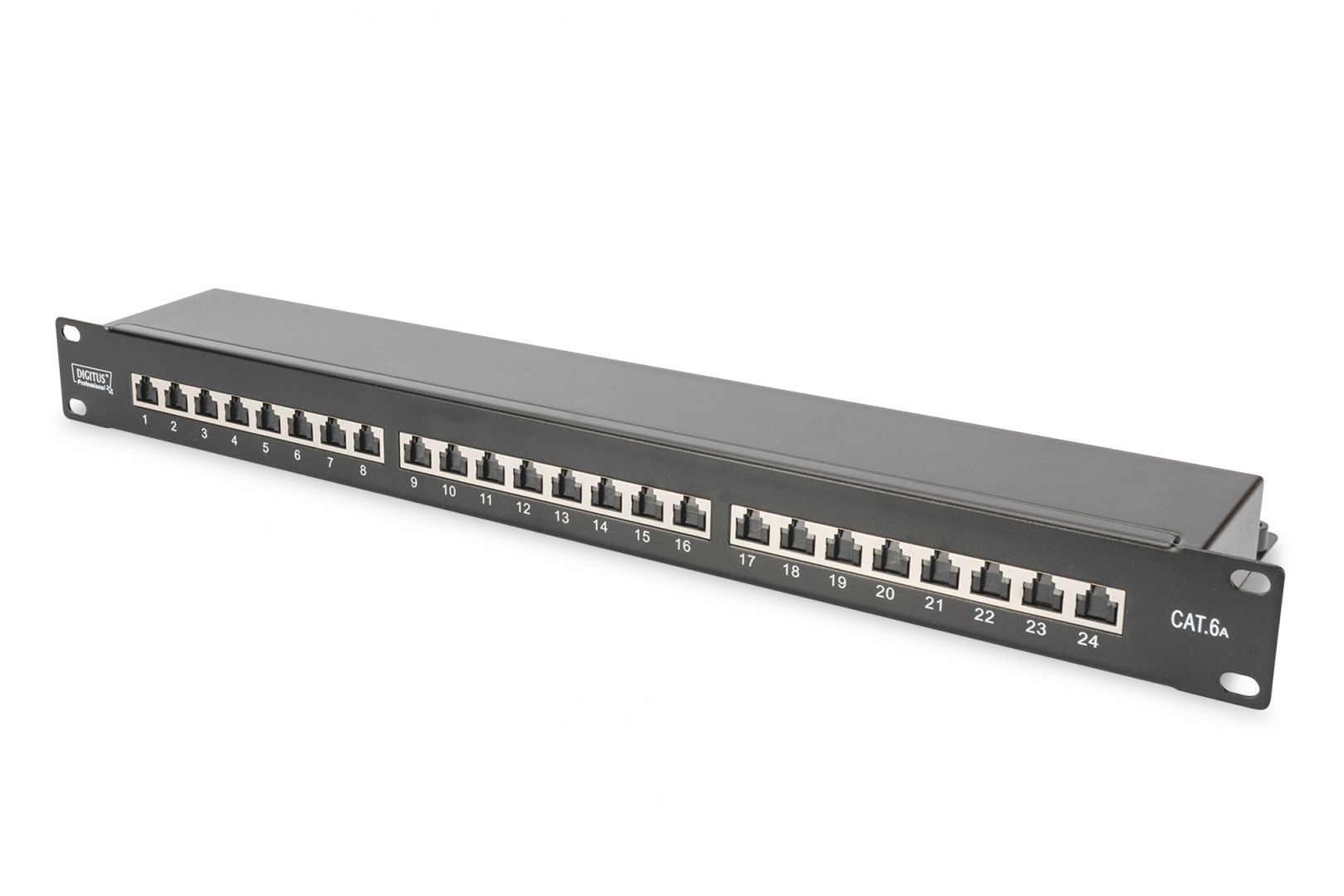 Digitus 24-port Patch Panel 1U Black 