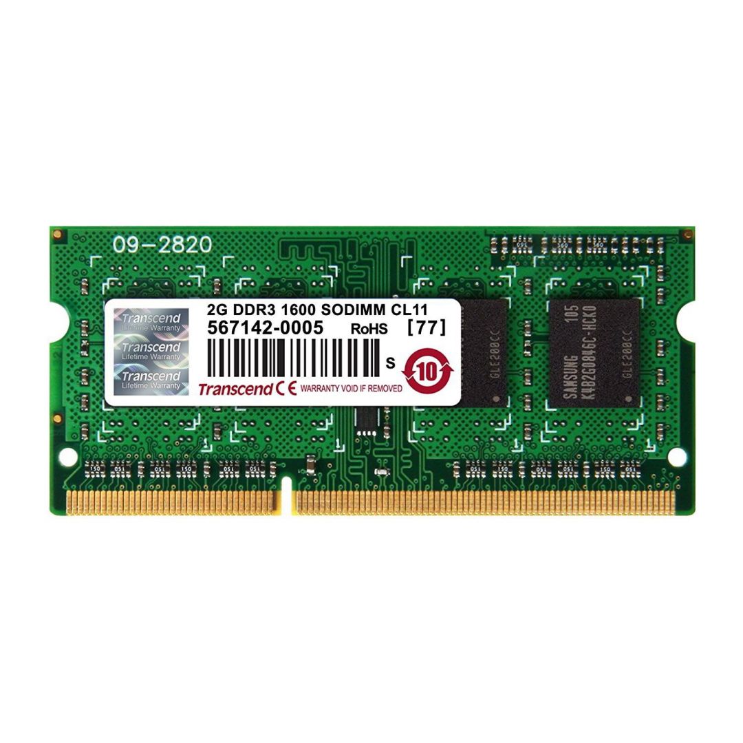 Transcend 2GB DDR3 1600MHz SODIMM