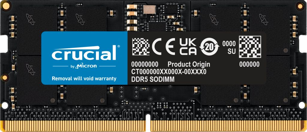 Crucial 16GB DDR5 5600MHz SODIMM OEM