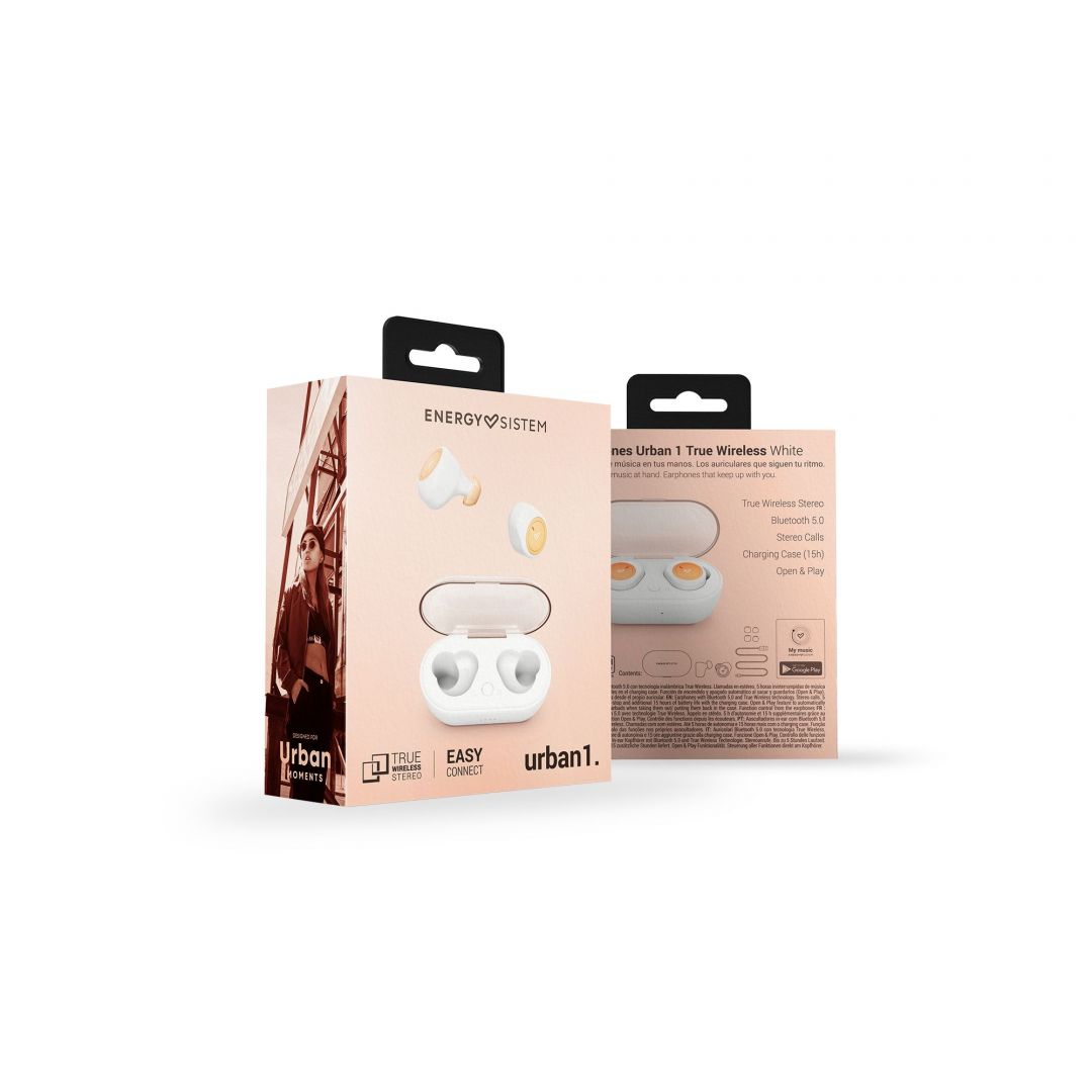 Energy Sistem Urban 1 True Wireless Headset White