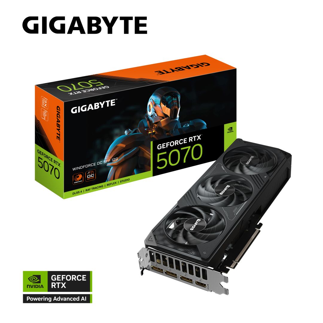 Gigabyte RTX5070 WINDFORCE OC SFF 12G