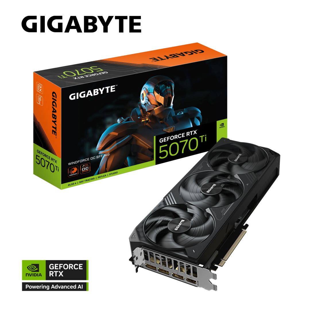 Gigabyte RTX5070 TI WINDFORCE OC SFF 16G