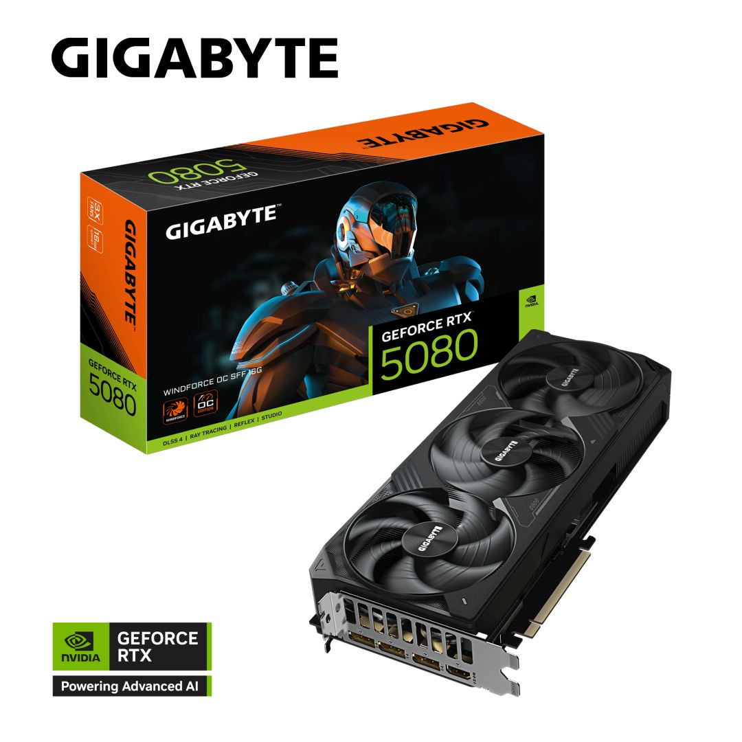 Gigabyte RTX5080 WINDFORCE OC SFF 16G