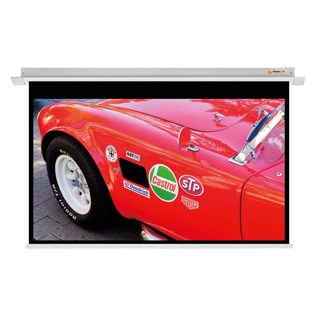 Funscreen Premium Plus In-Ceiling Motor 165x294 cm Format 16:9
