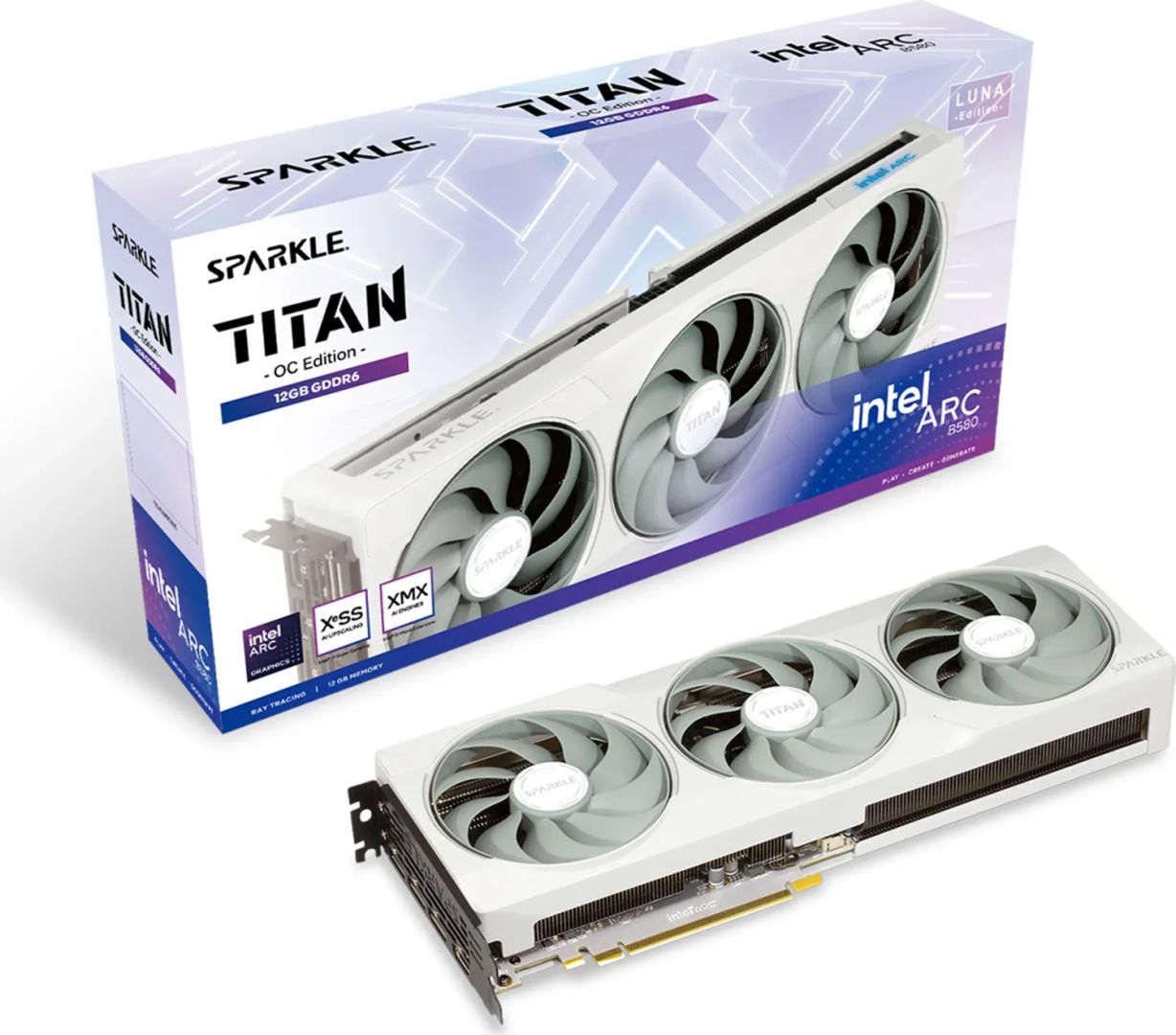Sparkle Intel Arc B580 Titan Luna 12GB DDR6 OC
