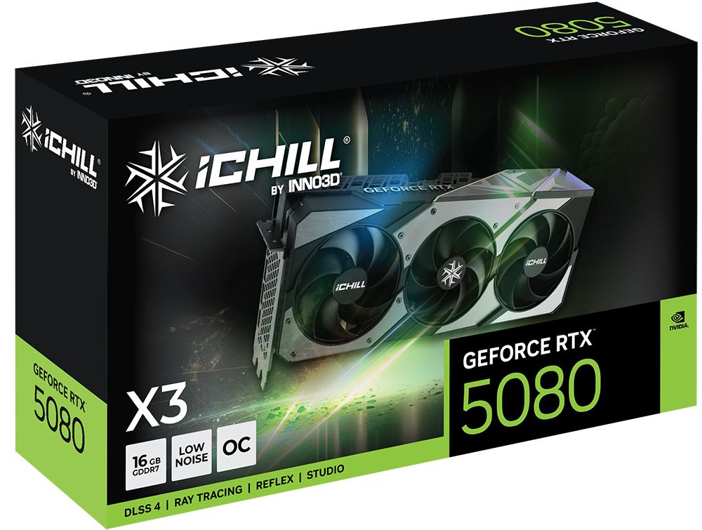Inno3D GeForce RTX5080 16GB GDDR7 iChill X3