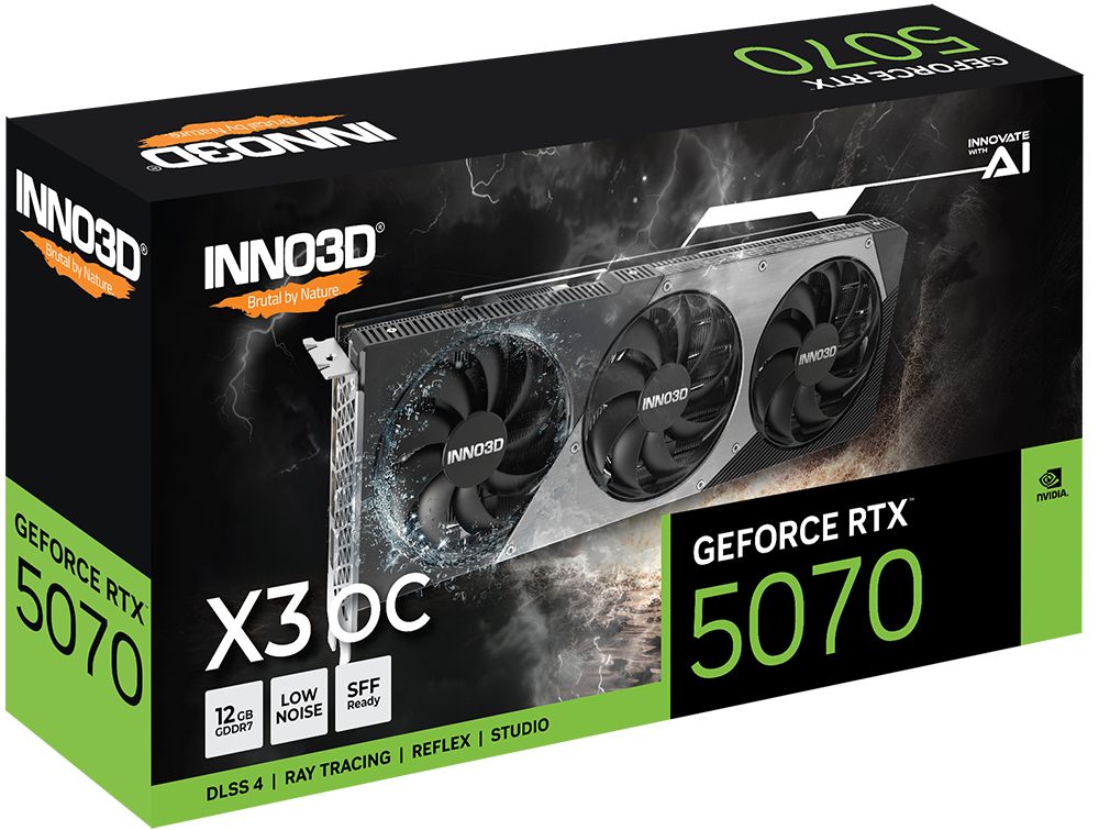 Inno3D GeForce RTX5070 12GB GDDR7 X3 OC