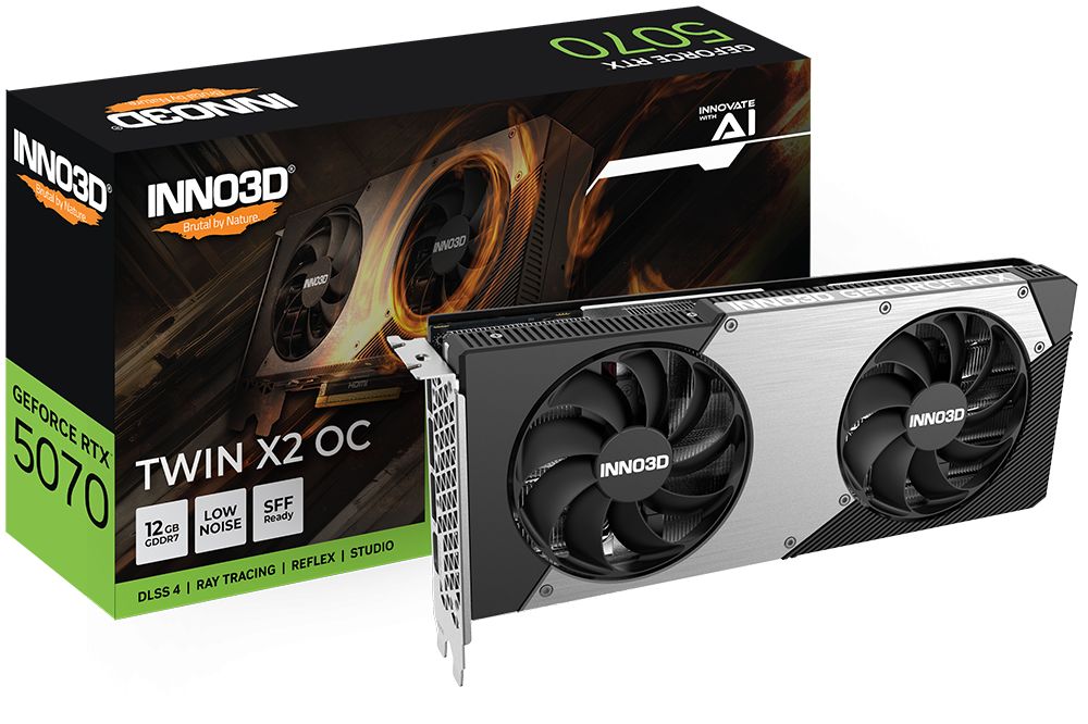 Inno3D GeForce RTX5070 12GB GDDR7 Twin X2 OC