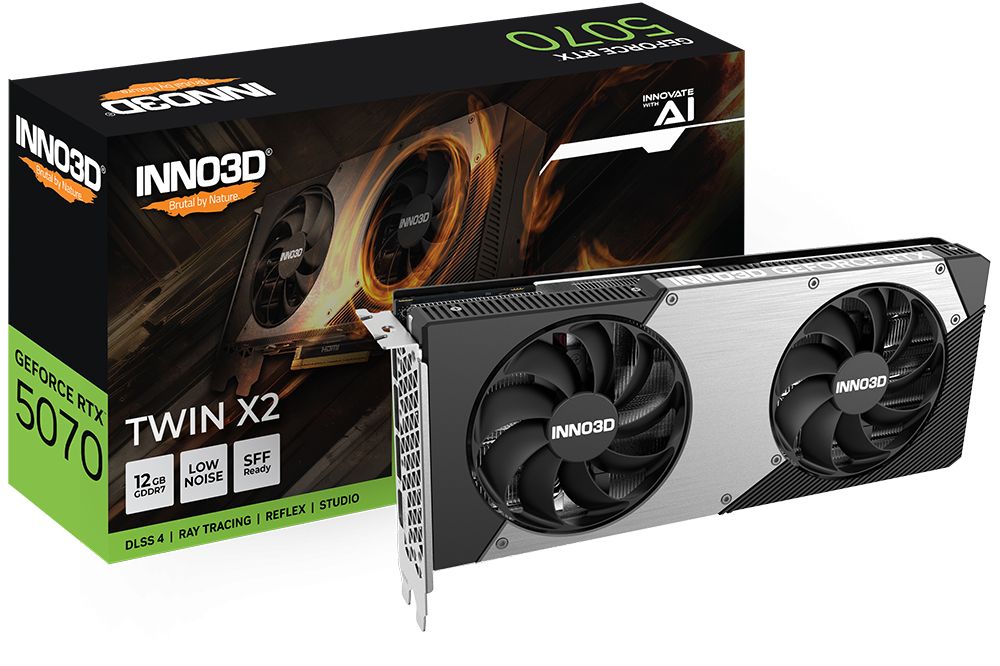Inno3D GeForce RTX5070 12GB GDDR7 Twin X2