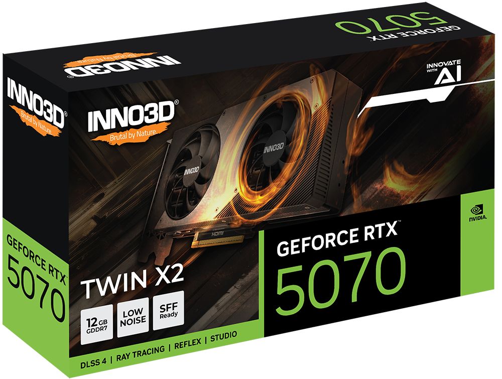 Inno3D GeForce RTX5070 12GB GDDR7 Twin X2