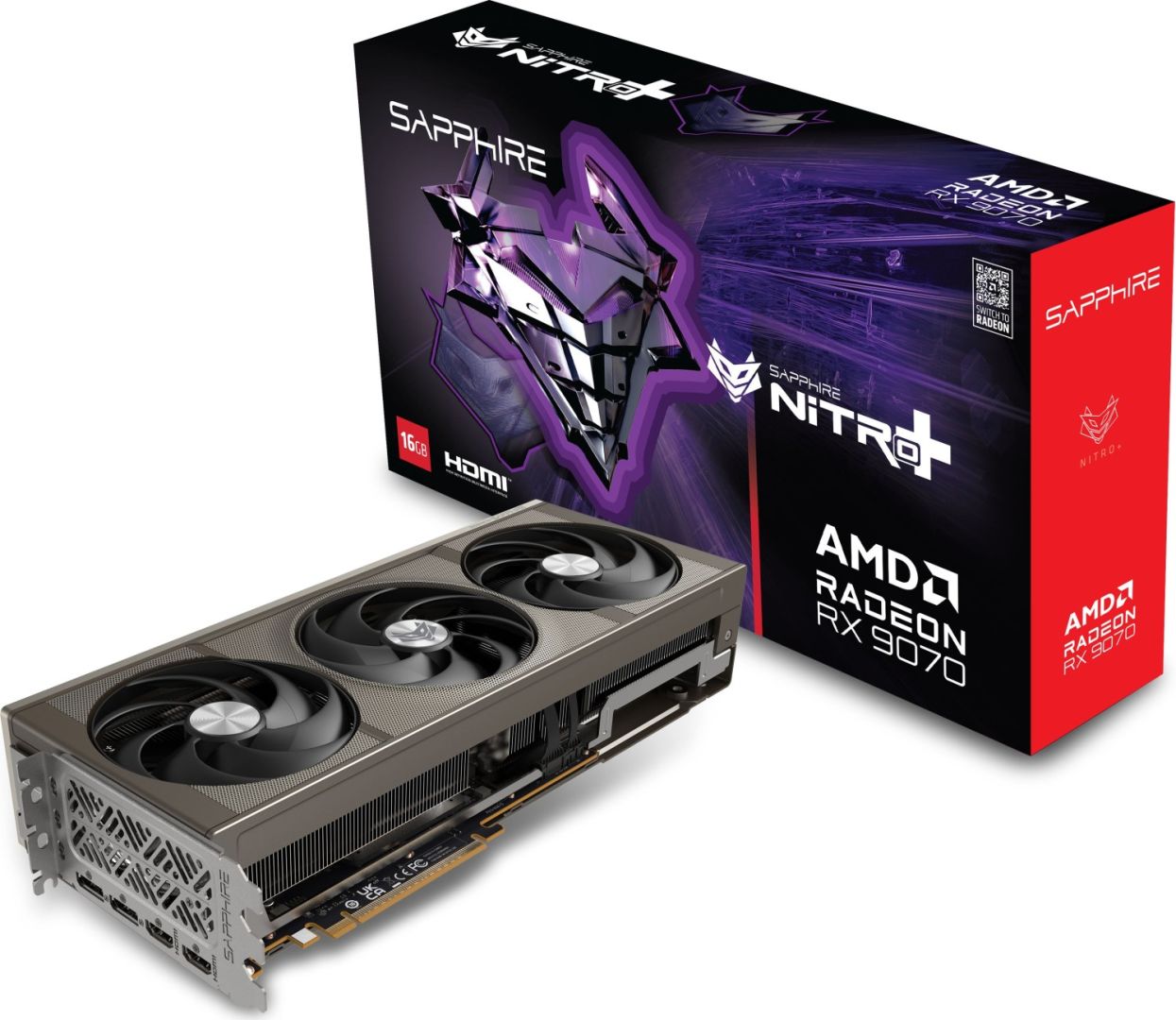 Sapphire Radeon RX9070 16GB DDR6 Nitro+ Gaming OC