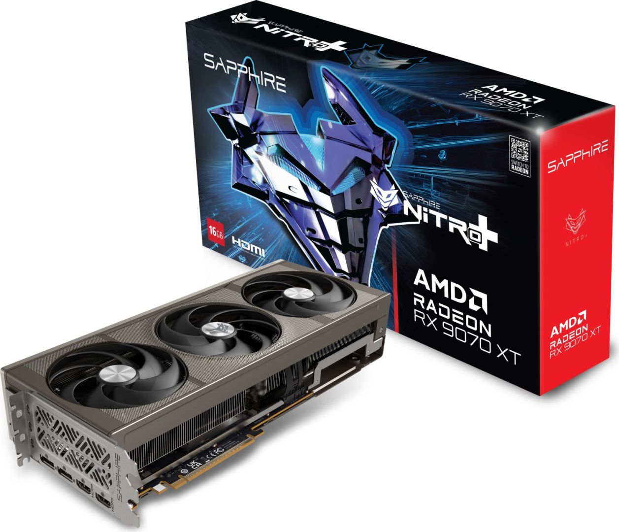 Sapphire Radeon RX9070 XT 16GB DDR6 Nitro+