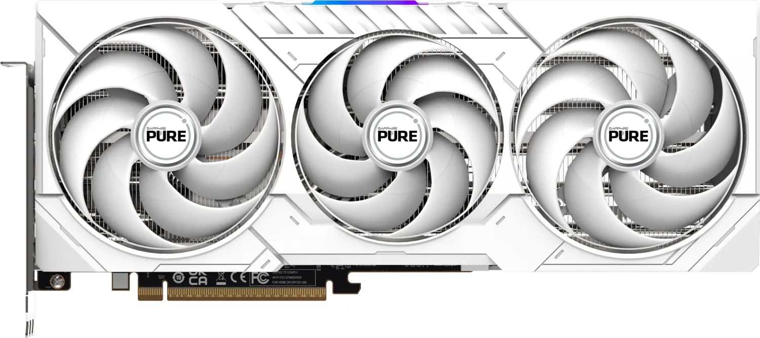 Sapphire Radeon RX9070 XT 16GB DDR6 Pure White