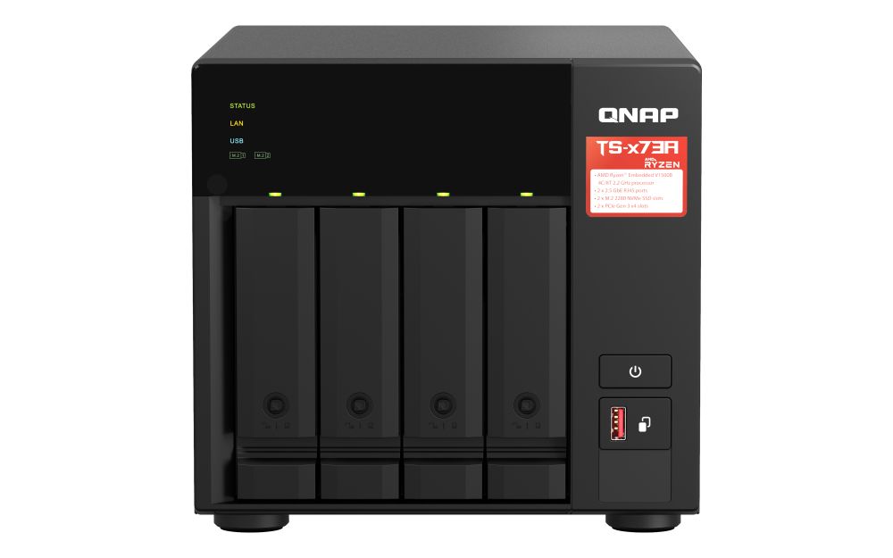 QNAP NAS TS-473A-8G (8GB) (4xHDD + 2xM.2 SSD)