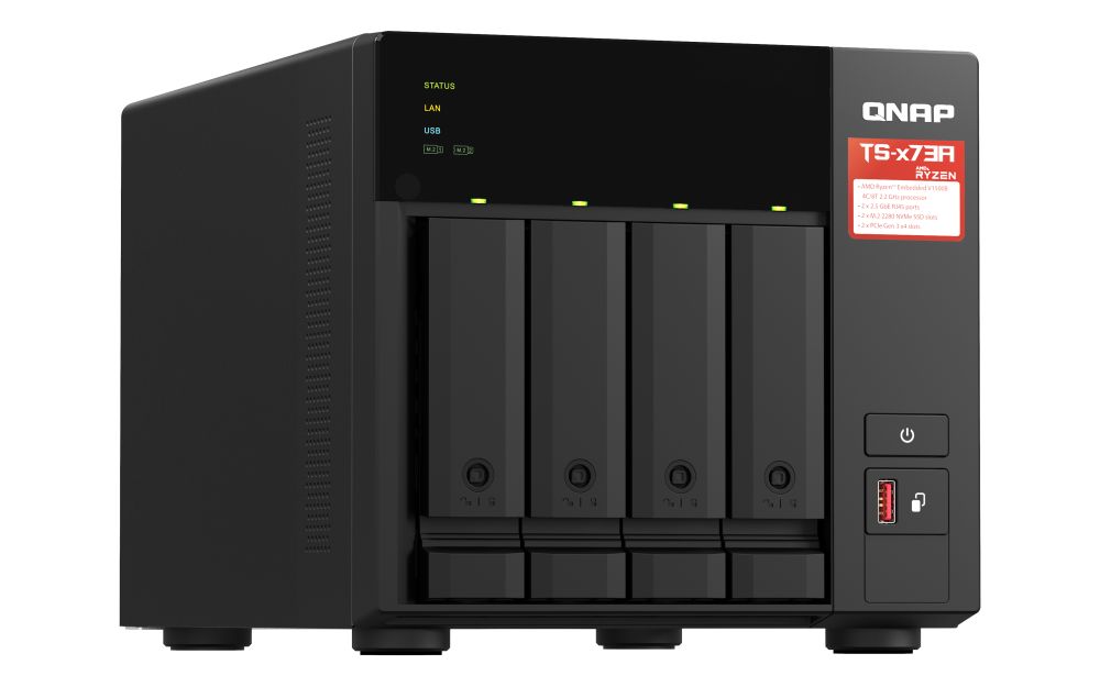 QNAP NAS TS-473A-8G (8GB) (4xHDD + 2xM.2 SSD)